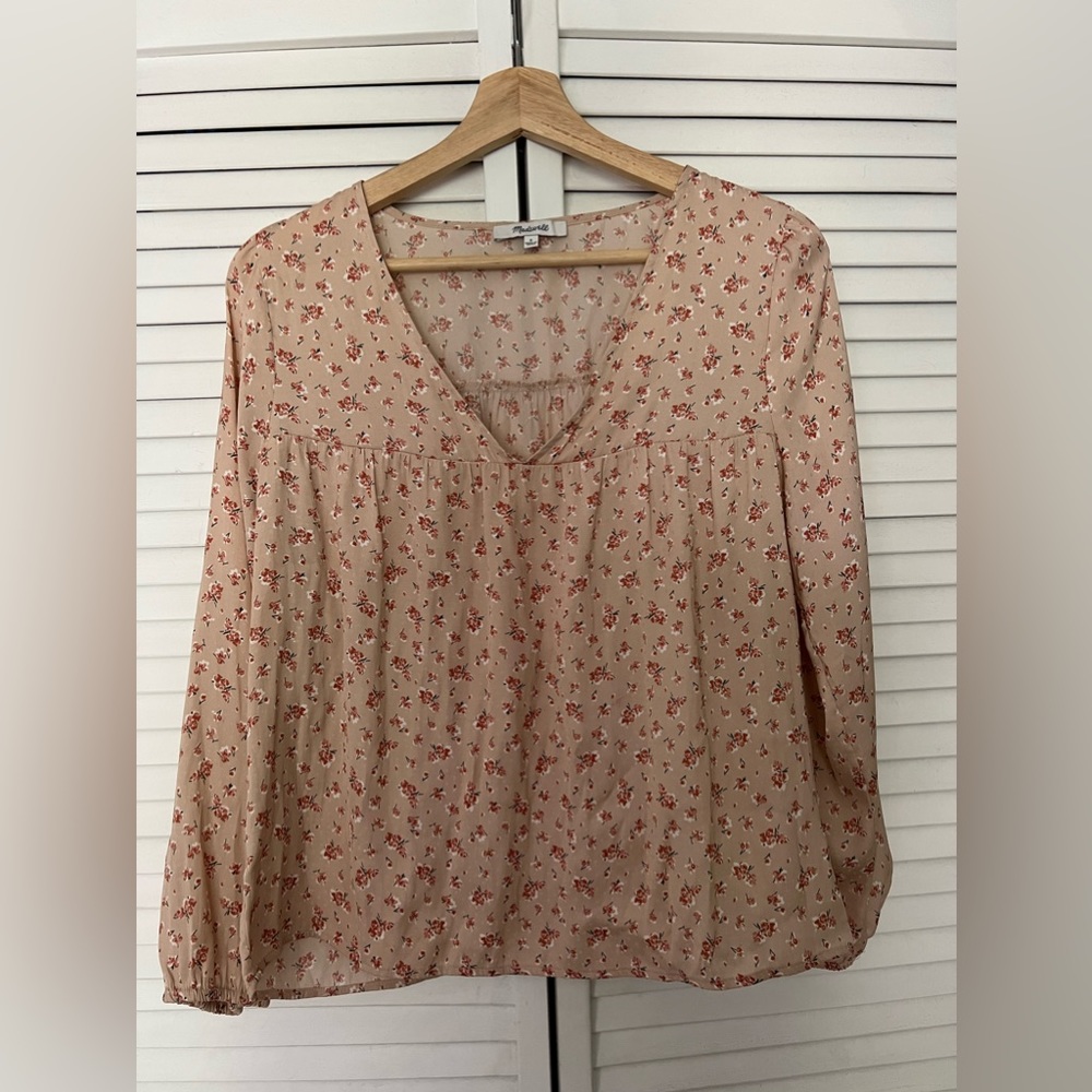 EUC Satin Madewell Blouse